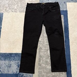 Cavalli Class Jet Black Slim Straight Men's Jeans